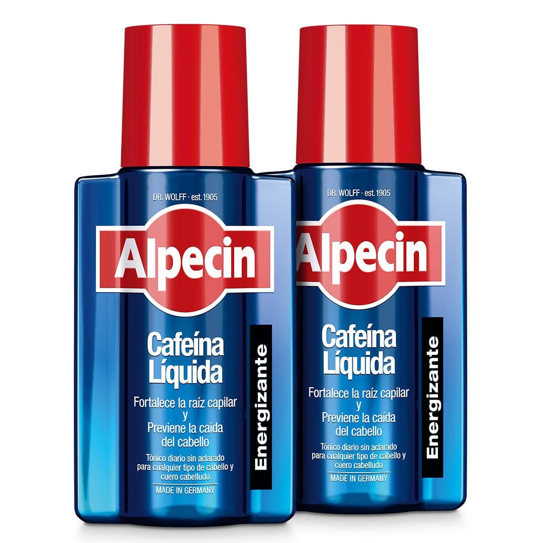  Alpecin Caffeine Liquid 2x 200 ml | Loción anticaída para hombres | Ideal para evitar la caída del pelo
| Alpecin Caffe