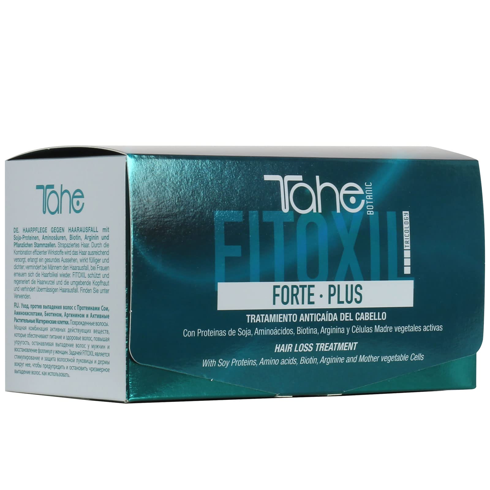 Tahe Fitoxil Forte Plus Cabello Sin Caída Proteína de Soya Usuarias con Cabello Castigado 6 x 10 ml